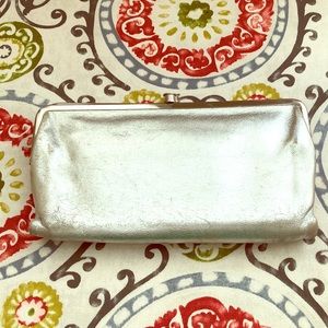 Hobo Lauren wallet in silver